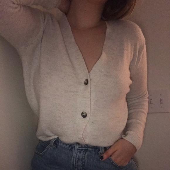 Old Navy Sweaters - White cardigan